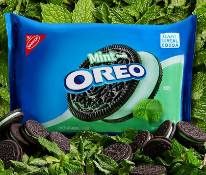 OREO Mint Flavor Creme Chocolate Sandwich Cookies Family Size - 20oz