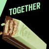 KIT KAT®, DUOS Mint Creme and Dark Chocolate King Size Wafer Candy, Barra de 3oz