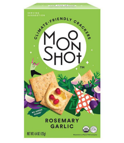 Moonshot Organic Crackers - Rosemary Garlic 4.4oz