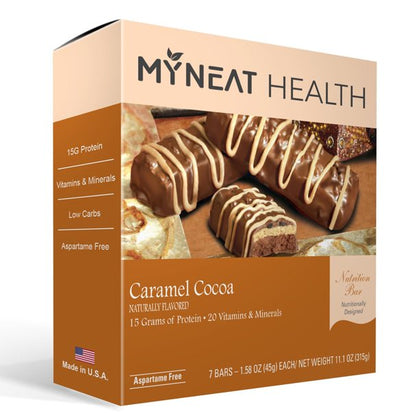 Neat Nutrition Meal Replacement Protein Bar - Caramel Cocoa (Caja de 7)