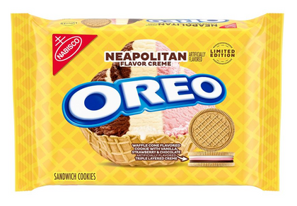 OREO Galletas Sabor Napolitano - 13.2oz