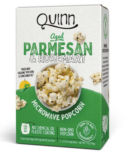 Quinn Parmesan And Rosemary Popcorn - 7oz/Cont. 2