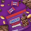 SNICKERS Peanut Brownie Squares Fun Size Chocolate Candy Bars, 6.61 oz