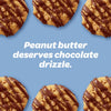 Pillsbury Soft Baked Cookies, Peanut Butter with Chocolatey Drizzle, 18 galletas