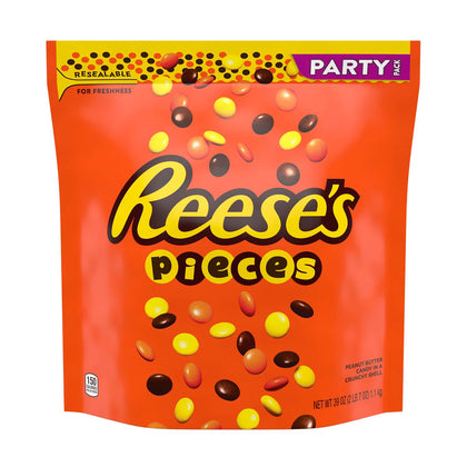 Reese's PIECES Peanut Butter Candy, Gluten Free, 39 oz