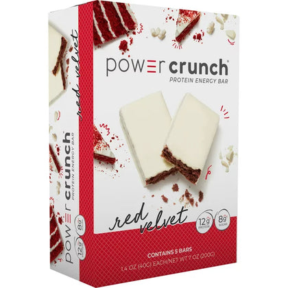 Power Crunch ORIGINAL Protein Energy Bar Red Velvet, 7 oz, Cont. 5