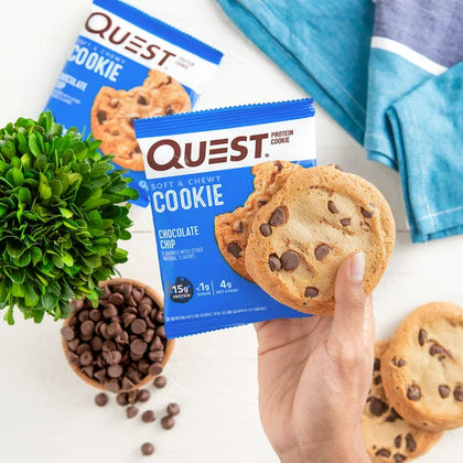 Quest Protein Cookie, Chocolate Chip, 15g Protein, 4 Ct