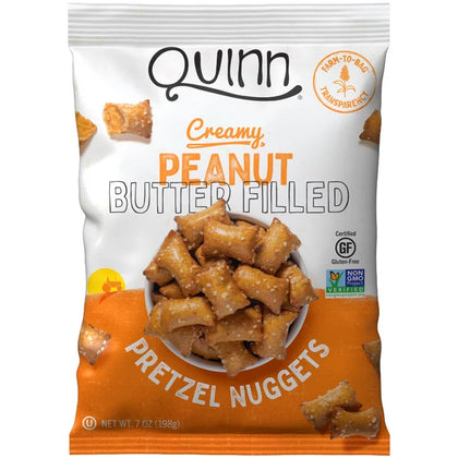 Quinn Gluten Free Peanut Butter Filled Pretzel Nuggets, 7 Oz