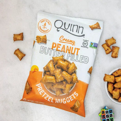 Quinn Gluten Free Peanut Butter Filled Pretzel Nuggets, 7 Oz