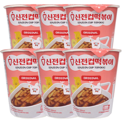 SINJEON Gochujang Tteokbokki Korean Flavor Topokki Instant Rice Cake (6)