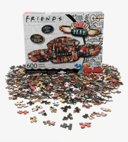 Friends Rompecabezas Friends Central Perk and Collage 600-Piece Puzzle