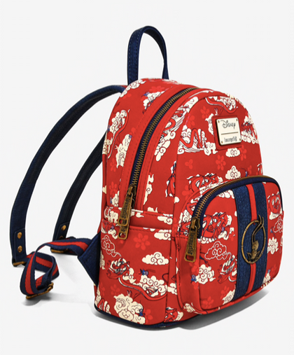 Mulan Mochila Cri Kee Rojo Azul