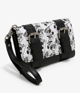 Mickey Mouse Cartera Blanco y Negro