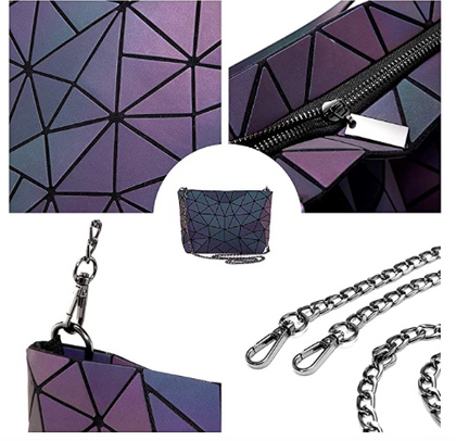 Bolso Crossbody Holografica Lumi