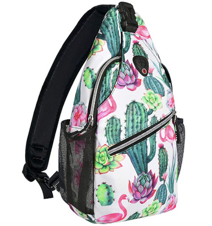 Mochila De Viaje Cactus y Flamingos