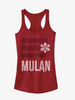 Mulan Camisa Top Tirahueso Familia