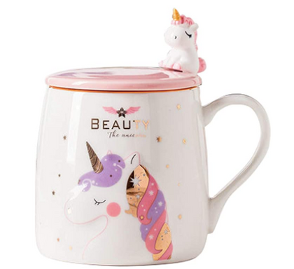 Taza De Unicornio Con Cuchara