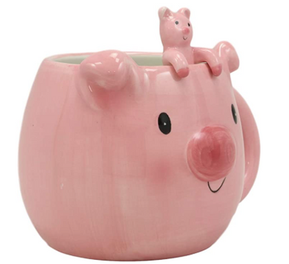 Taza y Cuchara Cerdito