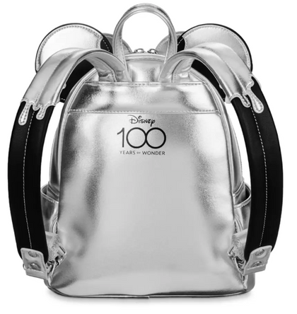 Mickey Mouse Mochila 100 Aniversario Plateada