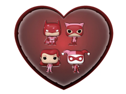 Funko Poket POP: DC Batman Valentine Box 4 Piezas