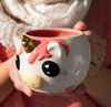 Taza Unicornio Rosa Purpurina