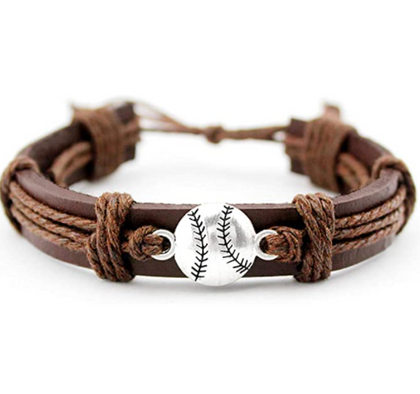 Baseball Brazalete Cuero