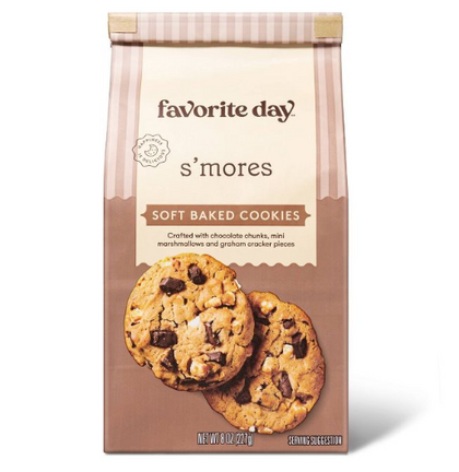 S'mores Soft Baked Cookies - 8oz - Favorite Day™