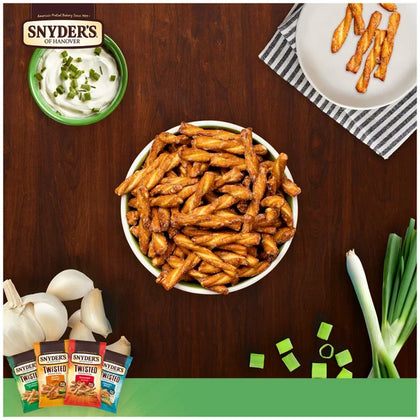 Snyder's of Hanover, Sour Cream & Onion Twisted Pretzel Sticks, 12 Oz