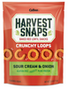 Harvest Snaps Crunchy Loops Sour Cream & Onion Baked Red Lentil Snacks - 2.5oz