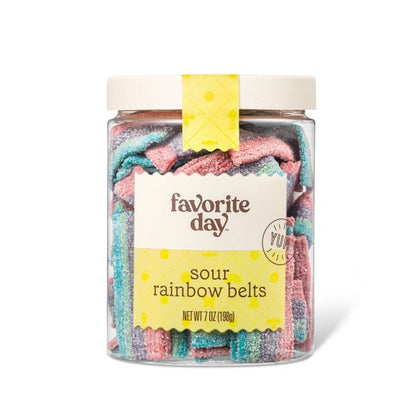 Sour Rainbow Belts - 7oz - Favorite Day™