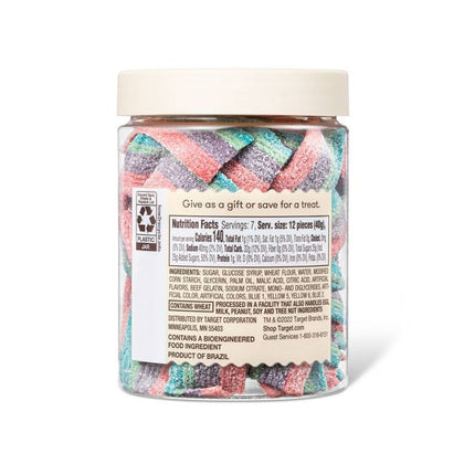 Sour Rainbow Belts - 7oz - Favorite Day™