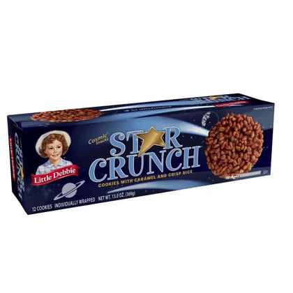 Little Debbie Star Crunch Cosmic Snacks - Contenido de 12