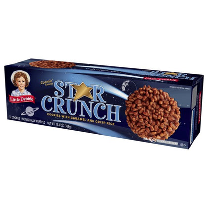 Little Debbie Star Crunch Cosmic Snacks - Contenido de 12