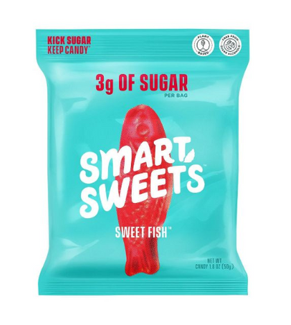 SmartSweets Sweet Fish, Soft and Chewy Candy - 1.8oz