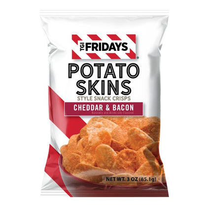 TGI Fridays Potato Skins Snacks Cheddar & Bacon, 3.0 OZ