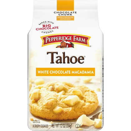 Pepperidge Farm Tahoe Crispy White Chocolate Macadamia Cookies, Bolsa de 7.2 oz.