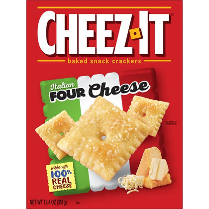 Cheez-It Cheese Crackers, Italian Four Cheese, Caja de 12.4 Oz