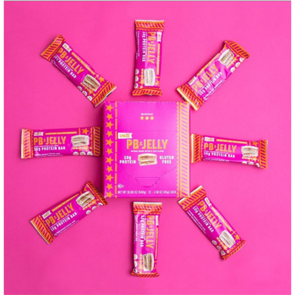 Unite Food, Natural Ingredient Protein Breakfast Bar, Peanut Butter and Jelly, Cont. 4, 1.59 oz.