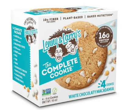 Lenny & Larry's Complete Vegan Cookies - Chocolate Blanco y Macadamia