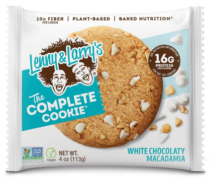 Lenny & Larry's Complete Vegan Cookies - Chocolate Blanco y Macadamia