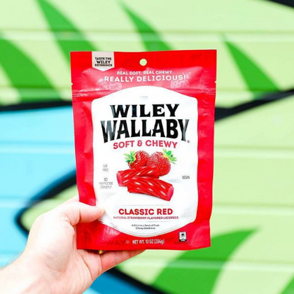 Wiley Wallaby Red Licorice - 10oz