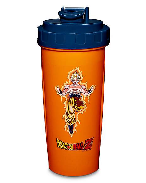 Dragon Ballz Super Saiyan Goku Gym Shaker Bottle 