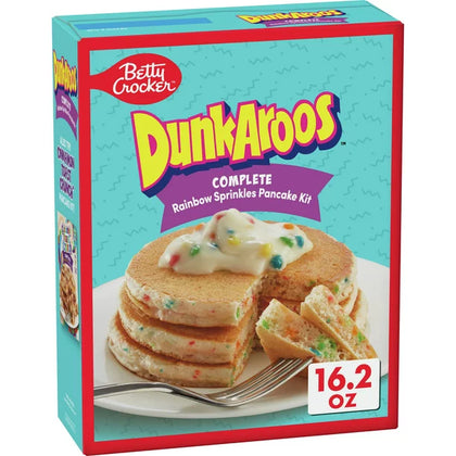 Betty Crocker Dunkaroos Complete Pancake Kit, Rainbow Sprinkles