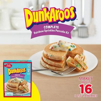 Betty Crocker Dunkaroos Complete Pancake Kit, Rainbow Sprinkles