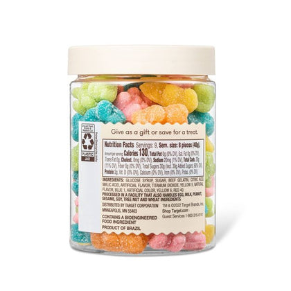 Neon Sugar Gummy Bears - 9.5oz - Favorite Day™