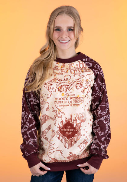 Harry Potter Ugly Sweater Mapa Del Merodeador