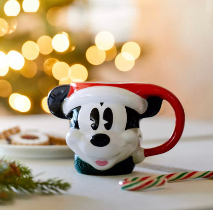 Mickey Mouse Taza Navidad Santa