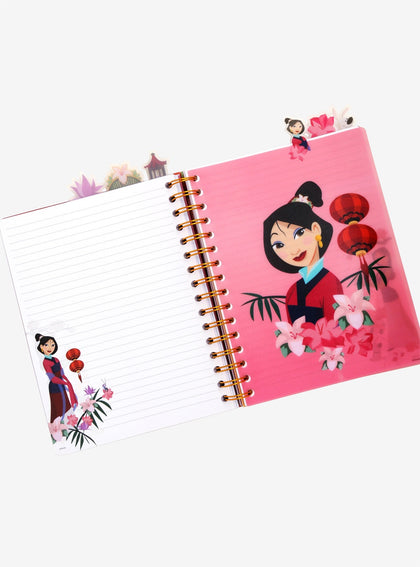 Mulan Cuaderno Flores