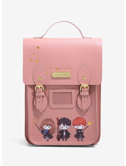 Harry Potter Mochila Personajes Chibi Color Rosa