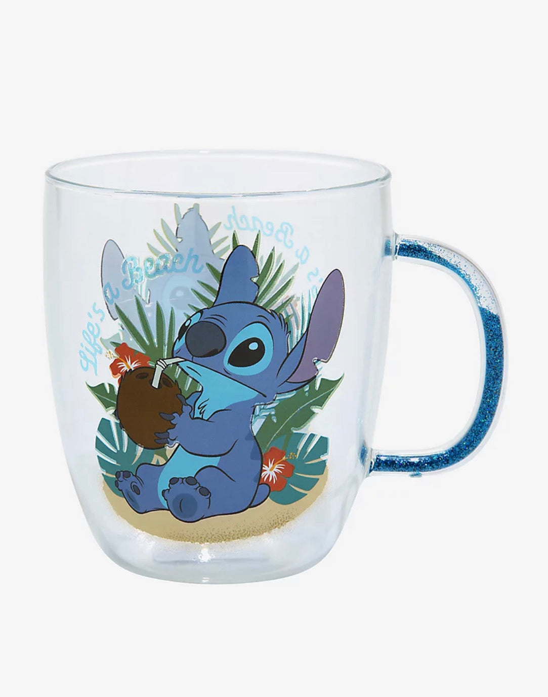 Disney Lilo & Stitch - Taza de cristal